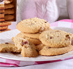 Strawberry and Cream Viennese with White Chocolate Chips