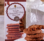 Triple Chocolate Chip Biscuits