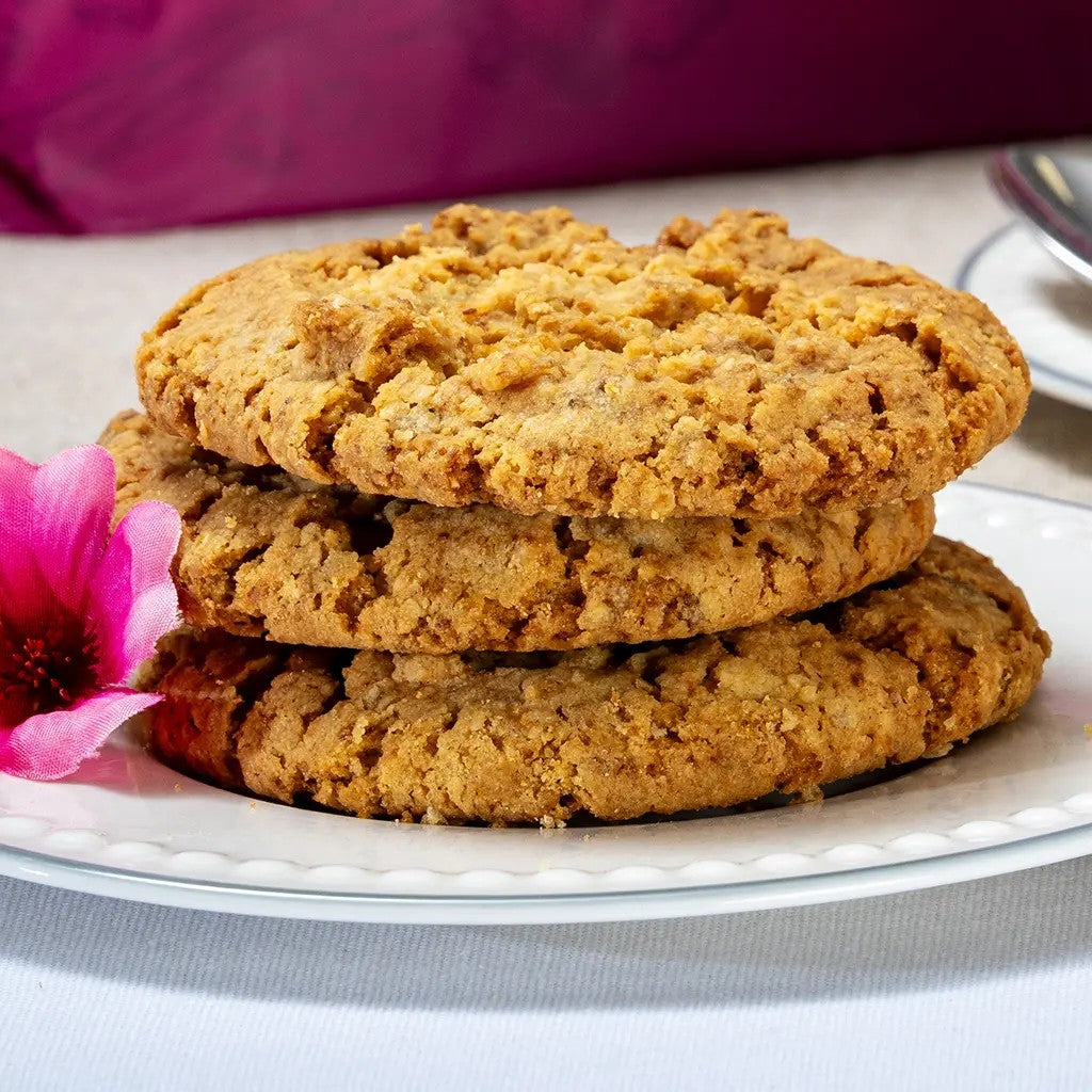 Rhubarb Crumble Biscuits