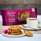 Rhubarb Crumble Biscuits
