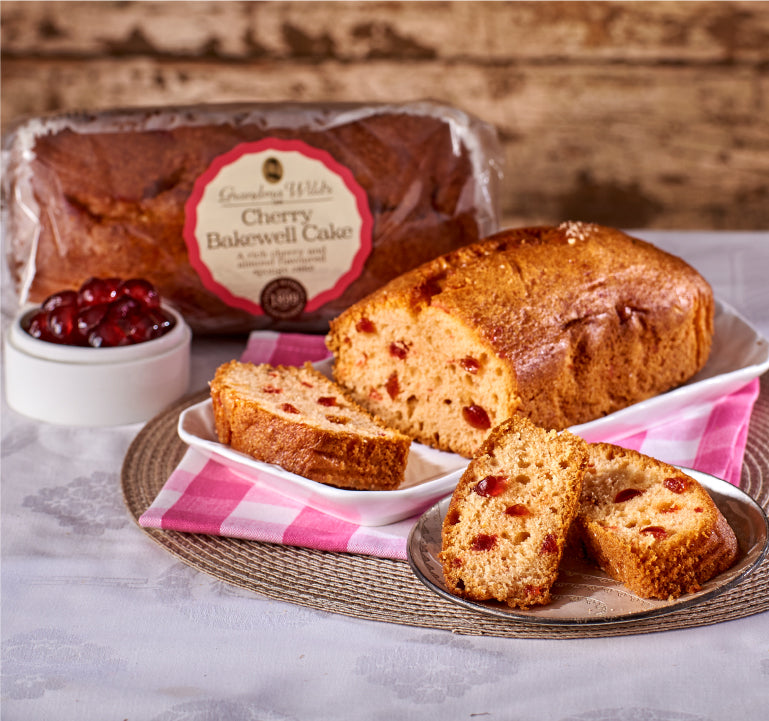 Cherry Bakewell Loaf Cake