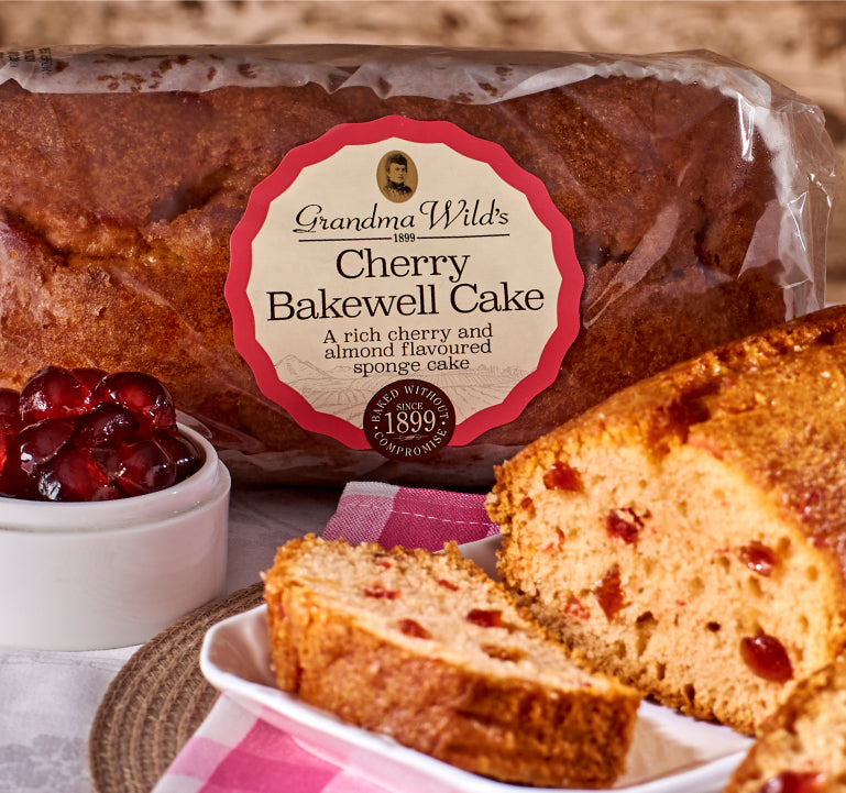 Cherry Bakewell Loaf Cake