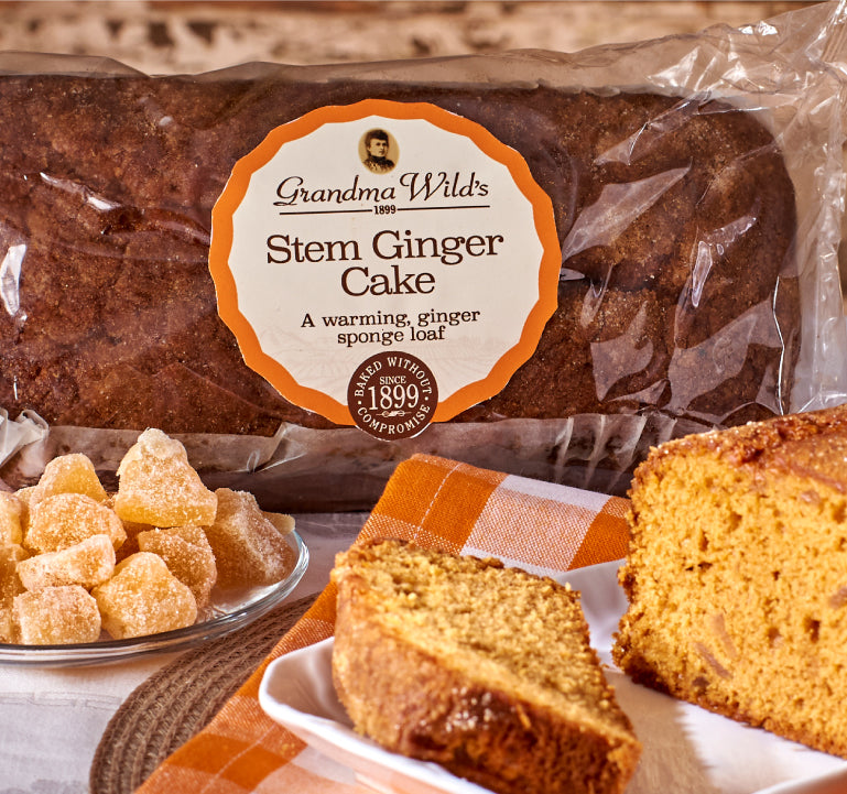 Stem Ginger Loaf Cake