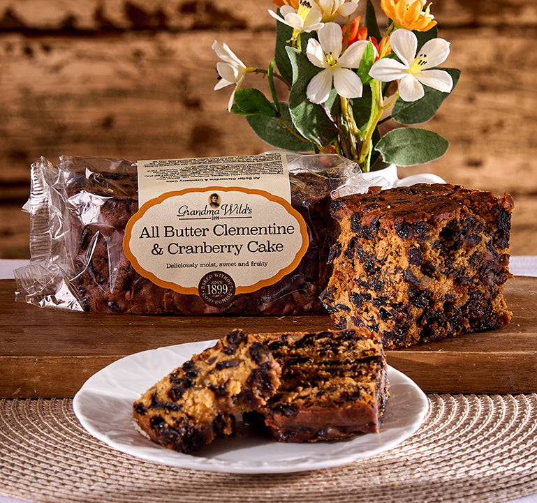All Butter Clementine & Cranberry Fruit Cake