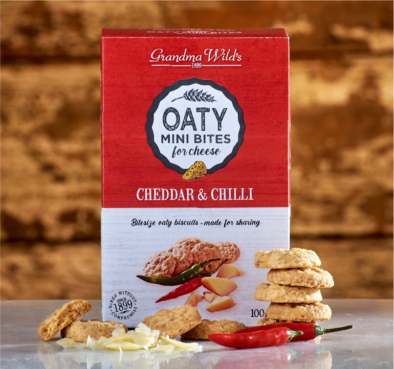 Oaty Mini Bites Cheddar & Chilli