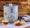Embossed Garden & Beehive Round Tin