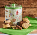 Embossed Pottering Garden Round Tin