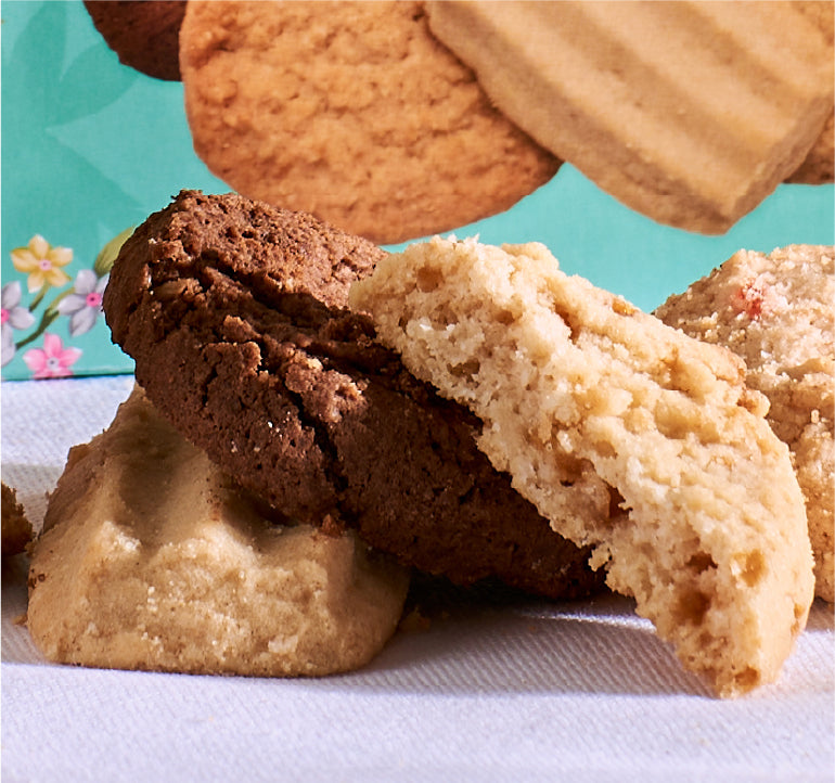 Victorian Floral Luxury Biscuit Assortment Box