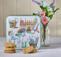 Embossed Garden Retreat Tin