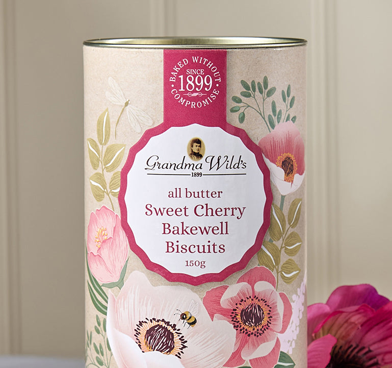Botanical Floral Cherry Bakewell Tube