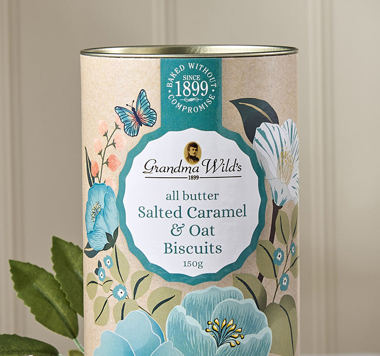 Botanical Floral Salted Caramel & Oat Tube
