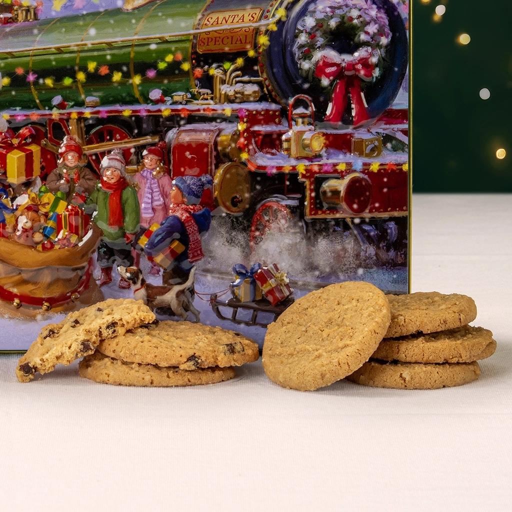 Santa Train Tin