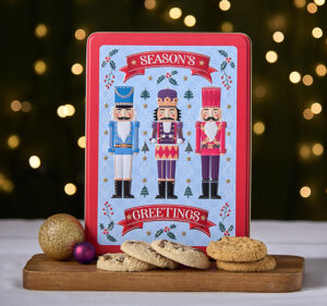 Embossed Nutcracker Tin