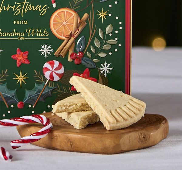 Embossed Christmas Candy Cane Tin - Image 3