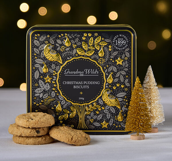 Embossed Partridge in a Pear Tree Tin