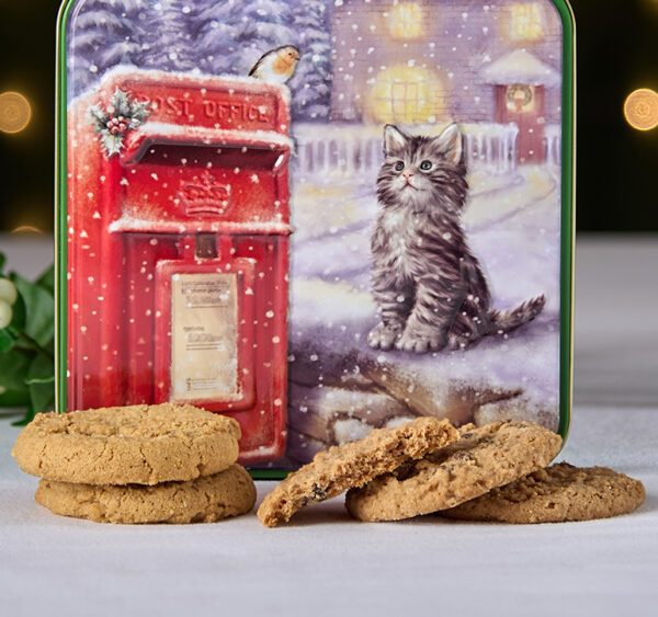 Embossed Kitten & Postbox Tin - Image 3